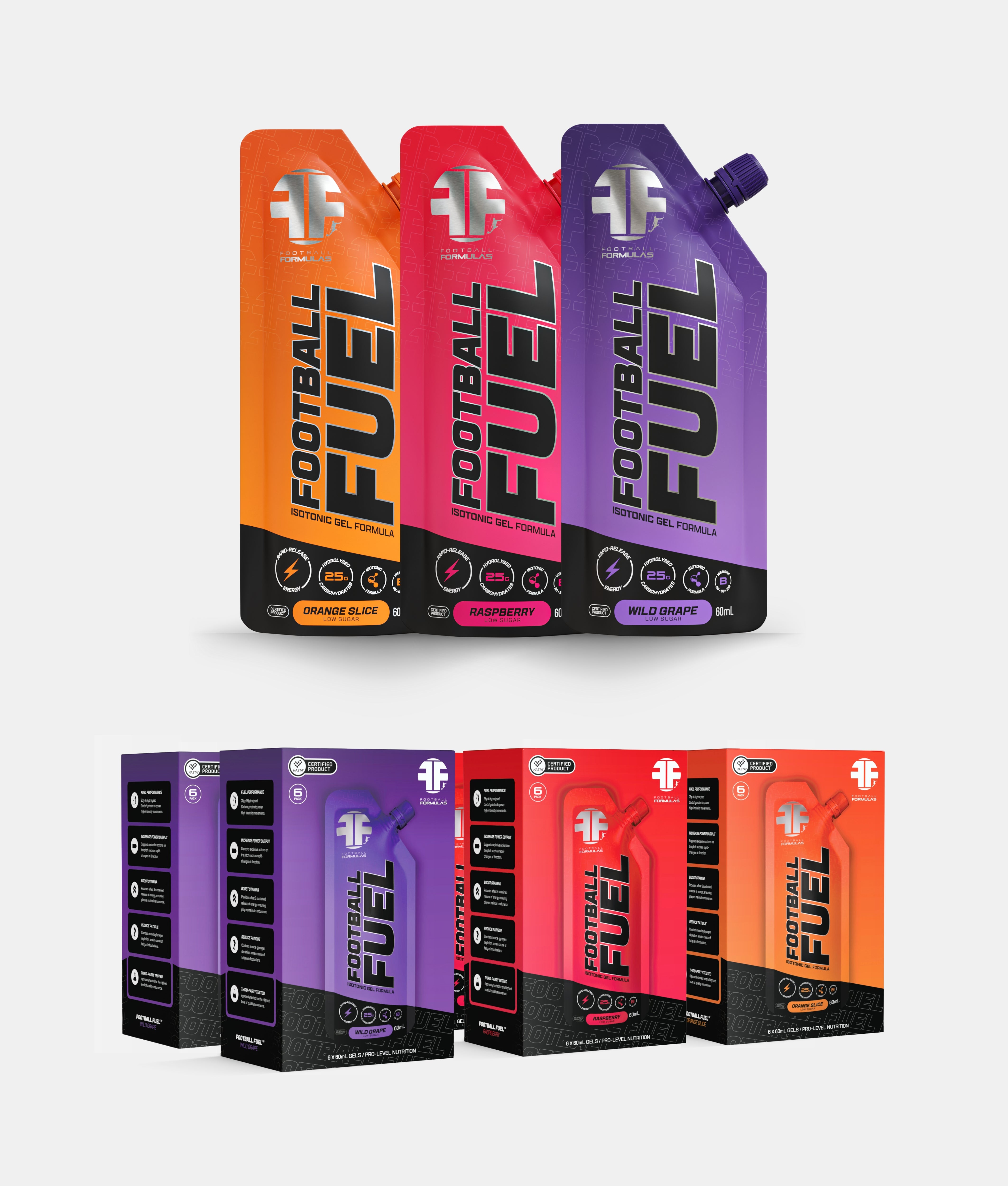FOOTBALL FUEL PACK / Isotonic Energy Gel