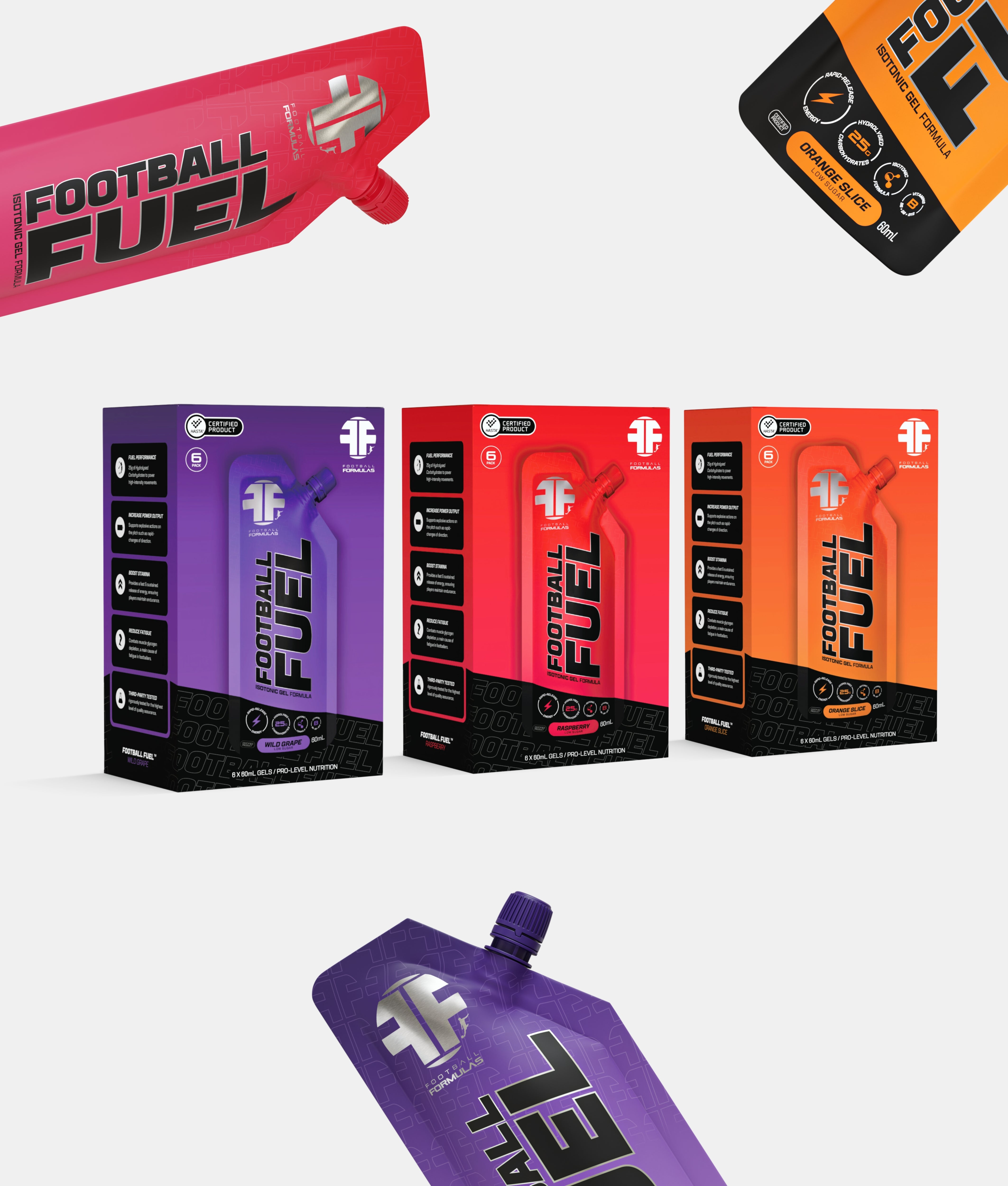 PACK COMBUSTIBLE FÚTBOL / Gel Energético Isotónico